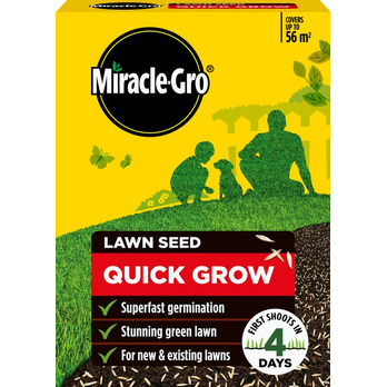 Miracle-Gro Quick Grow Lawn Seed 56m2 - fast growing seed
