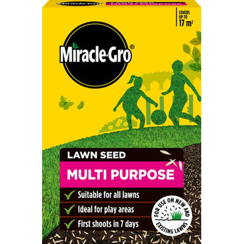 Miracle-Gro Multi Purpose Lawn Seed 17m2 - hardwearing grass seed