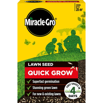 Miracle-Gro Quick Grow Lawn Seed 28m2 - overseeding lawn seed