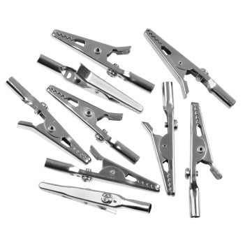 Jegs Crocodile Clips Pack 2 5A - Workshop Electrical Clips