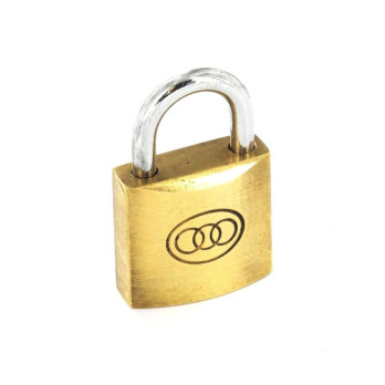 Securit Tricircle Brass Padlock 25mm