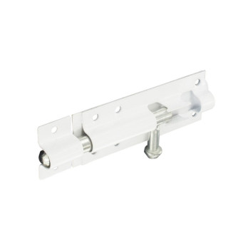 Securit Tower Bolt White 100mm