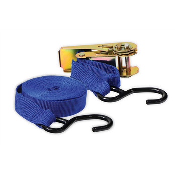 Streetwize Ratchet Tie Down with S Hook 5m - Buckle - maximum safe load of 250kg