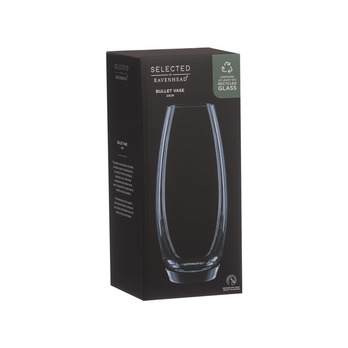Ravenhead Bullet Vase Gift Boxed 23cm
