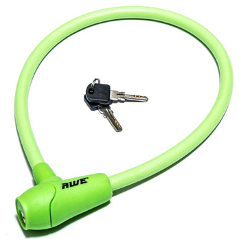Awe Bicycle Lock With 2 Keys - Silicone cover 900mm x 12mm