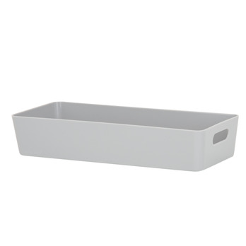 Wham Studio Rectangular Basket 30 x 12.50 x 6cm Cool Grey