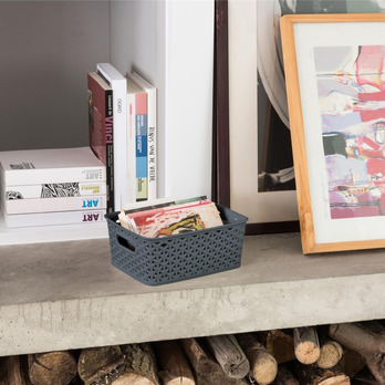 Curver My Style Box Anthracite Small -  Ideal for organising books, stationery