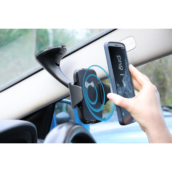 Streetwize Wireless Phone Charger - dashboard holder, 360-degree