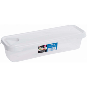Wham Bacon Food Storage Box White 1.2L - Lid & Clear Base