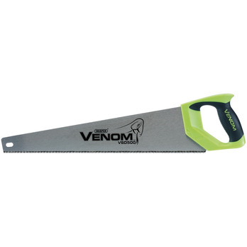 Draper First Fix Venom Double Ground Handsaw 500mm - Carbon teel & Ultra-tough