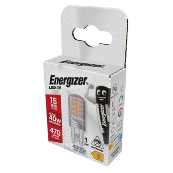 Energizer LED G9 470lm 4000k Cool White 4.2w - Non-Dimmable