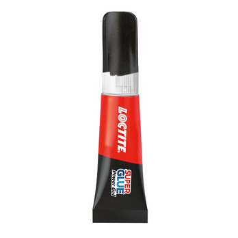 Loctite Super Glue Power Gel 3g Tube - Transparent & Anti-clog cap