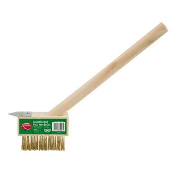 Ambassador Wire Brush Short Handled - 3 rows of bristles