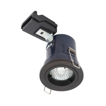 Electralite Fixed Fire Black Downlight