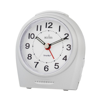 Acctim Astoria Smartlight Silent Sweep Alarm Silver