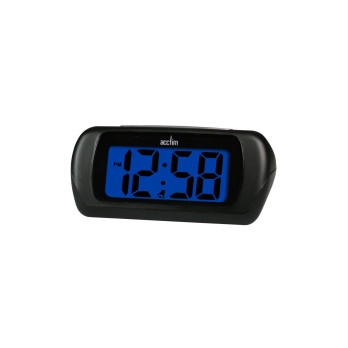 Acctim Auric LCD Clock Black