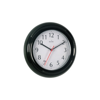 Acctim Wycombe Wall Clock Black