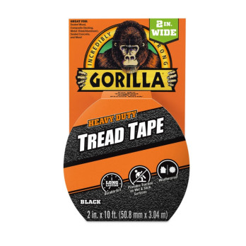 Gorilla Tread Tape 3m Heavy anti-slip and durable grip perfect for ladders steps ramps decking boats caravans