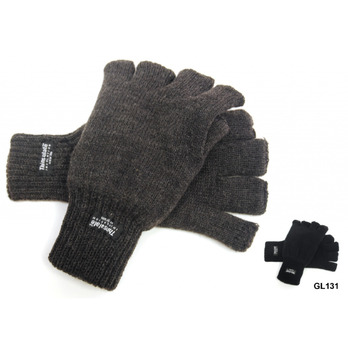 RJM Mens Fingerless Glove Assorted