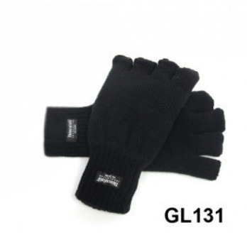 RJM Mens Fingerless Glove Assorted