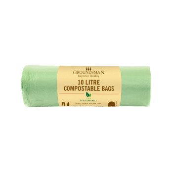 Groundsman Compostable Bag 10L Roll 24