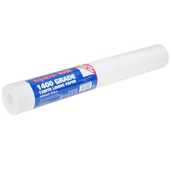 SupaDec Lining Paper 1400 Grade 10m Plus 20% Free 6.72m2 Coverage 
