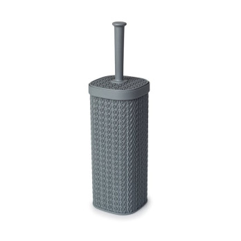 Blue Canyon Lace Design Toilet Brush Grey