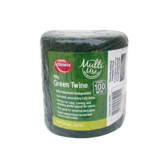 Ambassador Green Jute Twine 50g/50m