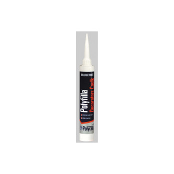 Polycell Polyfilla Decorators Caulk White 380ml Trade Cartridge