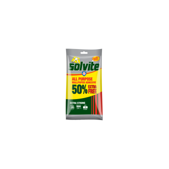 Solvite All Purpose Wallpaper Adhesive 10 Roll Plus 50%