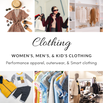 Women's, Men's, and Kid's for different occasions, and lifestyles